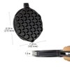 ALDKitchen Bubble Waffle Maker | Replaceable 180 Degree Rotating Egg