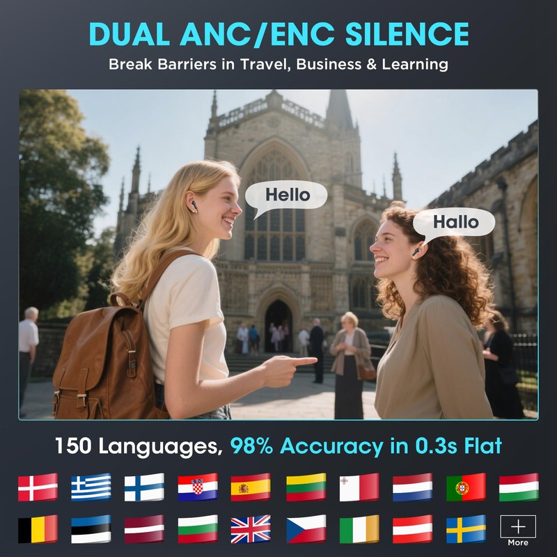 SLWOO AI Headphone Translator