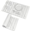 Large Stone Dish Drying Mats for Kitchen Counter, 28"(L)×16"(W) Marble-Pattern,