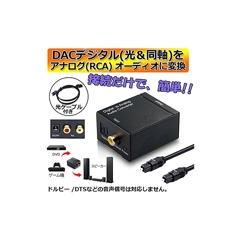 Digital to Analog Audio Converter, Digital to Analog Audio Converter,