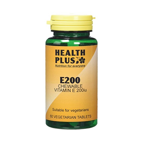 Health Plus E200 Chewable Vitamin E Supplement - 60 Tablets