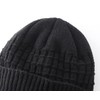 LLmoway Men Women Winter Knit Hat with Visor Warm Cuff