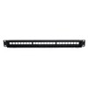 ENS 24 Port Blank Keystone Patch Panel, Wallmount or Rackmount