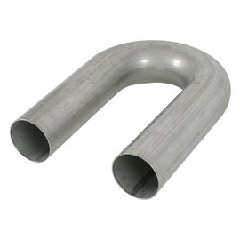 2" OD 180 Deg. Mild Steel Mandrel U-Bend, 16 Gauge - 4" Radius, 6" Legs