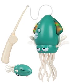Dancing Octopus Toy with Led Light and Music - Electric Crawling Octopus Tummy Time Toy, Rechargeable Magic Dancing Music Squid with Smart-Tentacle Explorer for Kids Stress Relief & Fun (Green)