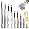 SPOKKI 11 Pcs 25~150L High Magnetic Drill Bit Set, Anti-Slip