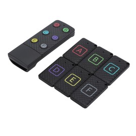 Key Finder Wireless Loud Sound 15-30M 433.92MHz Key Finder with 1 Transmitter and 6 Receivers, Key Protection Device, Perfect for Seniors, Keys