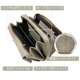 HiChiclife Women's Shoulder Bag, Large Capacity, Crossbody Bag, gray