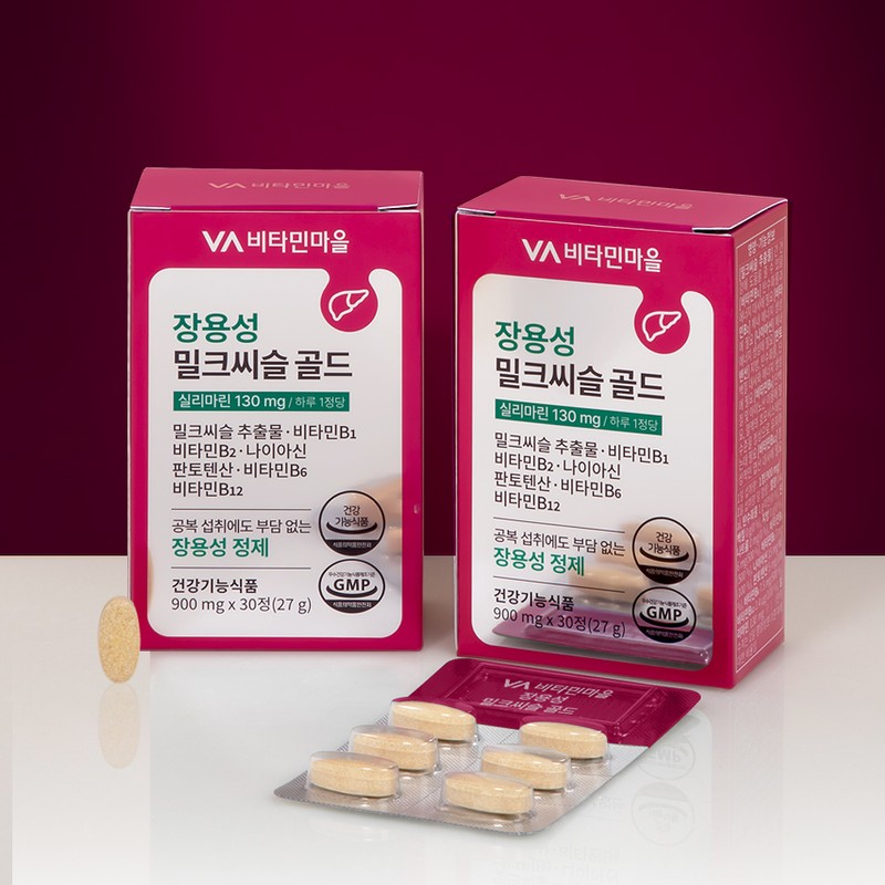 Vitamin Village [12-month supply] Vitamin Village enteric milk thistle gold