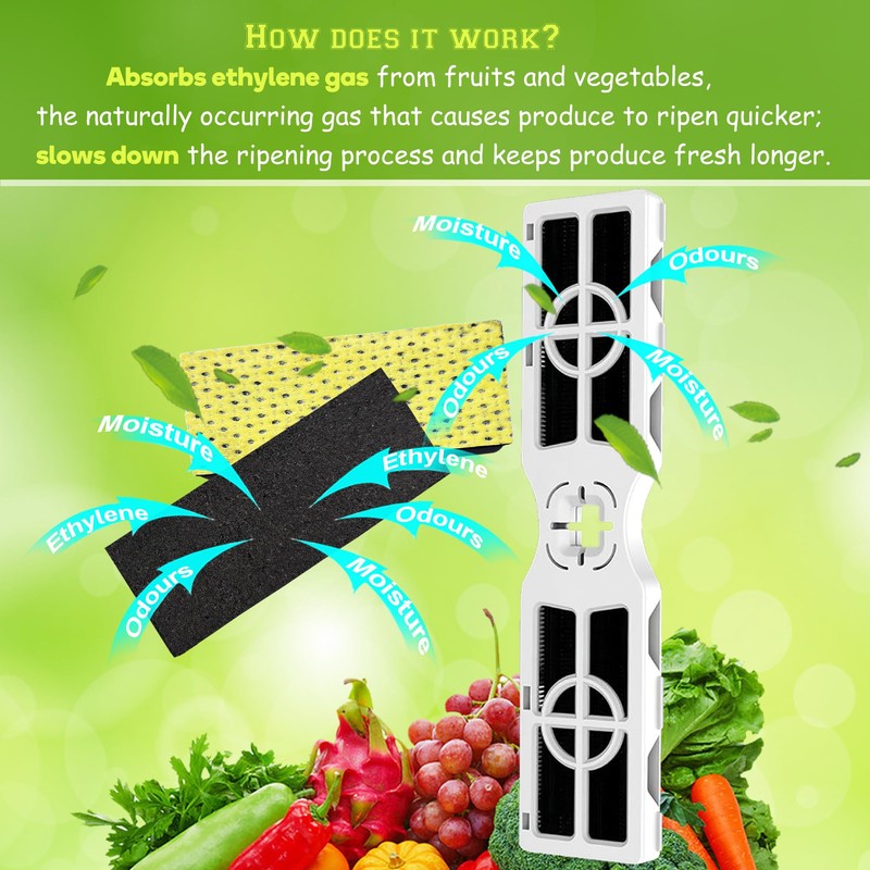 2 Pack PK-2 Produce Keeper Plus (FRPAPK2RF) and RAF-2 Air