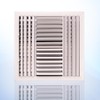 Aluminum 4-Way Vent Cover: Adjustable Curved Blade Air Supply Diffuser-