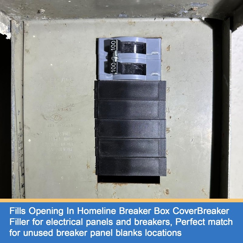 EAORBD Breaker Filler Plate for 3/4 Inch Square D Inqoin