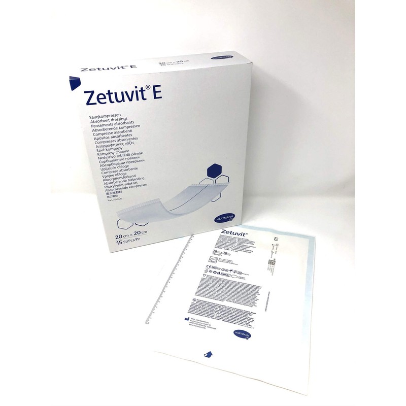 Zetuvit E steriler Verband, 20 x 20 cm