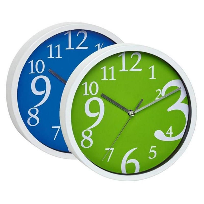 TFA Dostmann TFA 60.3034 Analogue Wall Clock with Silent Movement,