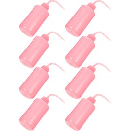 ibasenice Botella Material Abs para 250ml para Limpiar Pestañas Boca Curva de 250ml Medición de Líquidos Paquete de 8 Piezas, Adecuado para Limpieza Precisa y Medición de Líquidos Limpieza Precisa