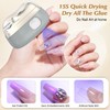 Electronic Nail Clipper 4-in-1 Trimmer with File, Polisher, UV Light