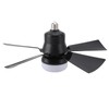 Ceiling Fan Light with Remote Control, 3 Speeds, Dimmable Light