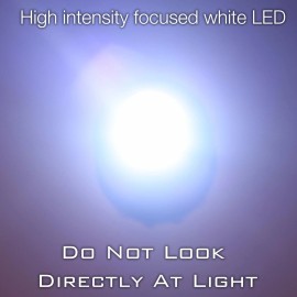 Generic Compound Bow Sight Light White LED 3-Levels Adjustable 3/8-32 Thread 12 Battery