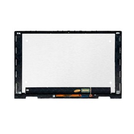 LCDOLED Replacement for HP Envy x360 15-ew 15t-ew 15-ew0013dx 15-ew0023dx 15-ew0797nr 15-ew1055cl 15-ew1073cl 15.6 inches FHD IPS LCD Display Touch Screen Digitizer Assembly Silver Bezel with Board