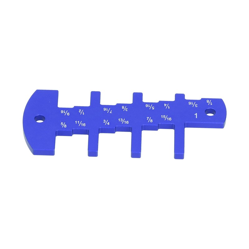 Router Depth Gauge Tool Imperial Height Measurer Template DIY Woodworking