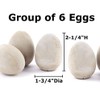 Factory Direct Craft Group of 6 Cement Eggs for Easter