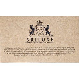 Organic Ceylon Green Tea Bags by SRILUXE | Premium Quality | Exquisite Taste & Aroma | Freshly Harvested 100% Natural Tea | Detox Tea High in Antioxidants (25 Tea Bags)