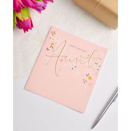 UK Greetings Auntie Birthday Card - Birthday Card for Her - Auntie Happy Birthday