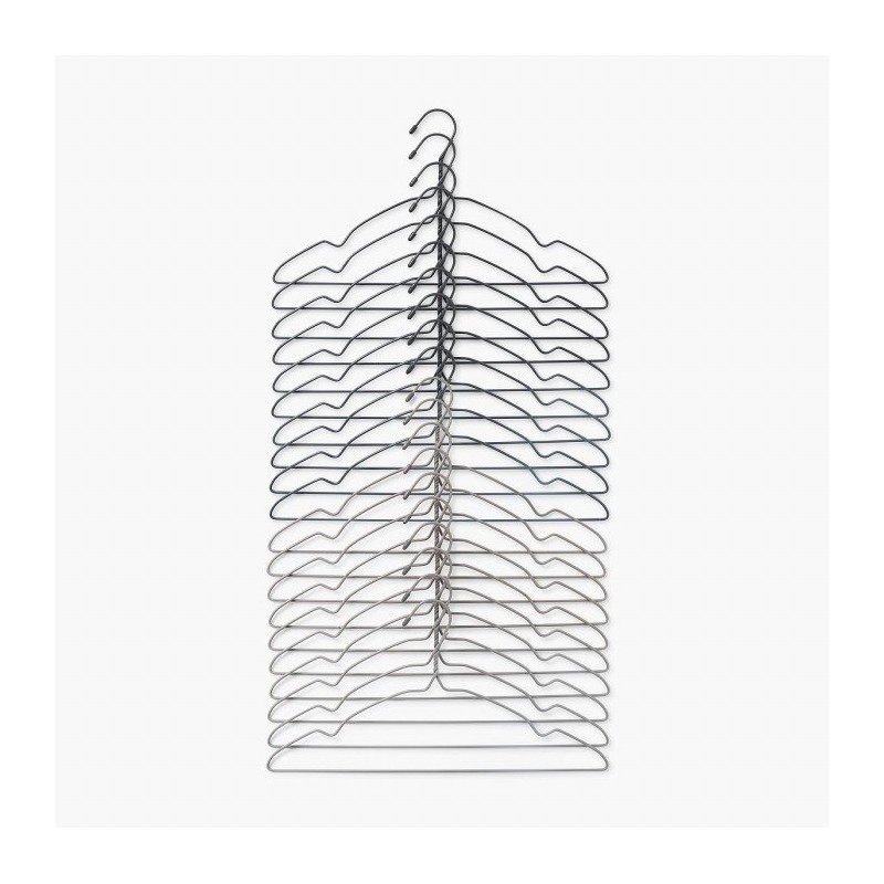 JAJU Easy to use wire hanger_20P, gray gray_FRFR / 자주