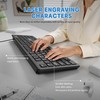MIKUSO Russian Keyboard with English (Cyrillic),Non Fading Characters