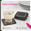 Pimpernel Classic Black Drink Coasters Set of 6 - Heat