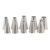 Ateco 810 - 10 Piece Plain Tube Set, Stainless Steel