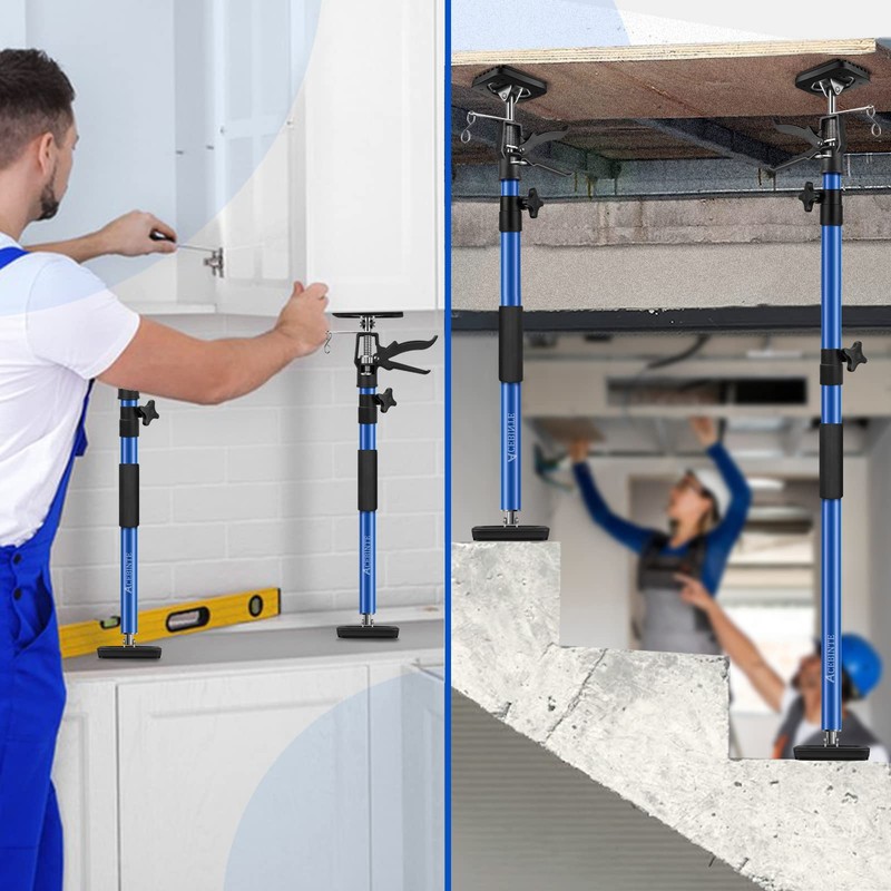 2PK Support Pole,Steel Telescopic Quick Adjustable 3rd Hand Support System,