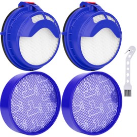 DC25 Filter Replacement Compatible with Dyson DC25 includes 2 Washable Pre-Filter, 2 Post HEPA Filters, Compare to Part 919171-02 and 916188-06