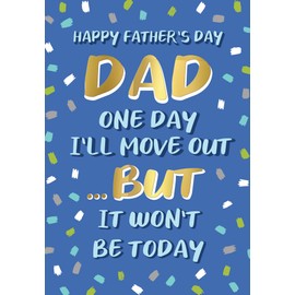 Piccadilly Greetings Vatertagskarte, Humor! Happy Father's Day Card - 17,8 x 12,7 cm