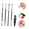 OHPHCALL Set 5pc Ear Cleaning Kit Spiral for Earwax Removal
