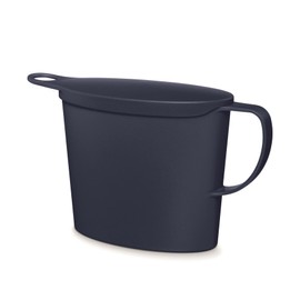 Navy Discreet Urinal - Men Women Male Female Portable Travel Handheld Urine Bottle, Perfect for Elderly, Incontinent, Traveling, Camping - Measures H14 x W21 x D7cm, 990ml Capacity