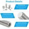 PATIKIL M3 x 10 mm Nylon Tip Threaded Screw, 10
