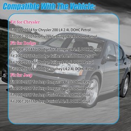 AUCERAMIC 5047021AA Engine Timing Chain Kit with Camshaft VVT Sprocket Timing Gear fit for 2007-2017 Dodge Avenger Caliber Journey Chrysler 200 Sebring Jeep Compass Patriot 2.0 2.4L 4884868AB