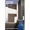 Menz Door Coat Rack for Hanging, White Door Hooks for