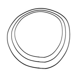 Tabanzhe Leather Necklace Set-3PCS 45 50 70cm Waterproof Black Artificial Leather Cord Necklace with Stainless Steel Clasp Braided Cord Chain Gifts for Men Women