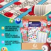 Lexellas World Bingo Game Night Set Bundle with 4 Packs