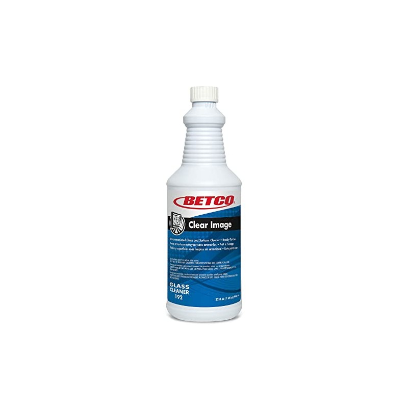 Betco 1921200 Clear Image Glass and Surface Cleaner Refill Bottle,