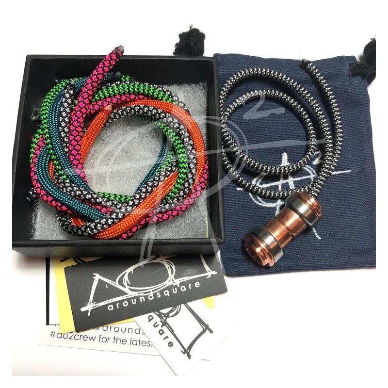 AroundSquare Full Metal Herc Begleri - Copper on Titanium