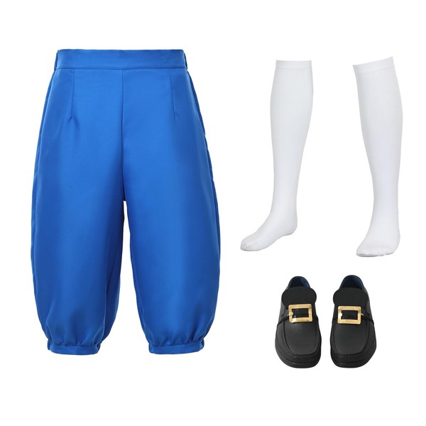 ANDHOM Victorian Century Colonial Costume Set for Men Knicker Pants,