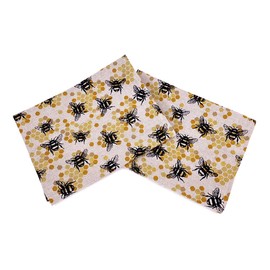 JOWOLLINA Tea Towels Kitchen Towels Hand Towels Cloths 47 x 70 cm. / 18.5 x 27.5 inches. Half Linen Printed Set of 2