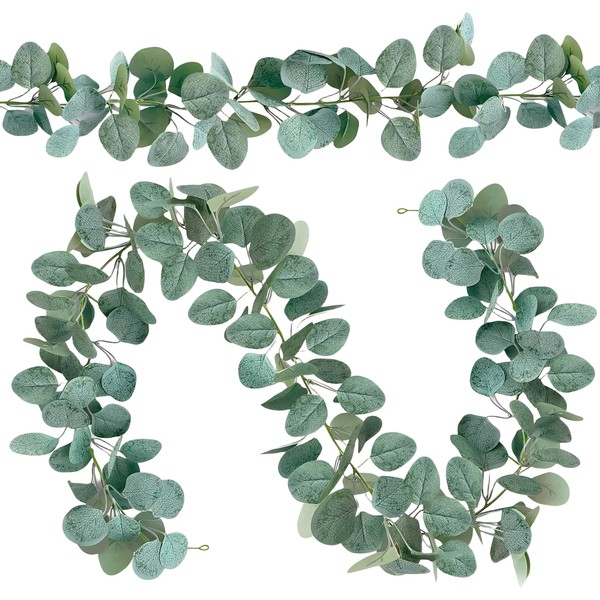 Pack of 2 Artificial Garlands Eucalyptus Garlands Artificial 2 m