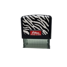 Shiny S-854 Self Inking Notary Stamp Louisiana (Zebra Faceplate)