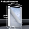 EKINIYAR 5x7 Acrylic Picture Frames, 20% Thicker Block, Clear Picture