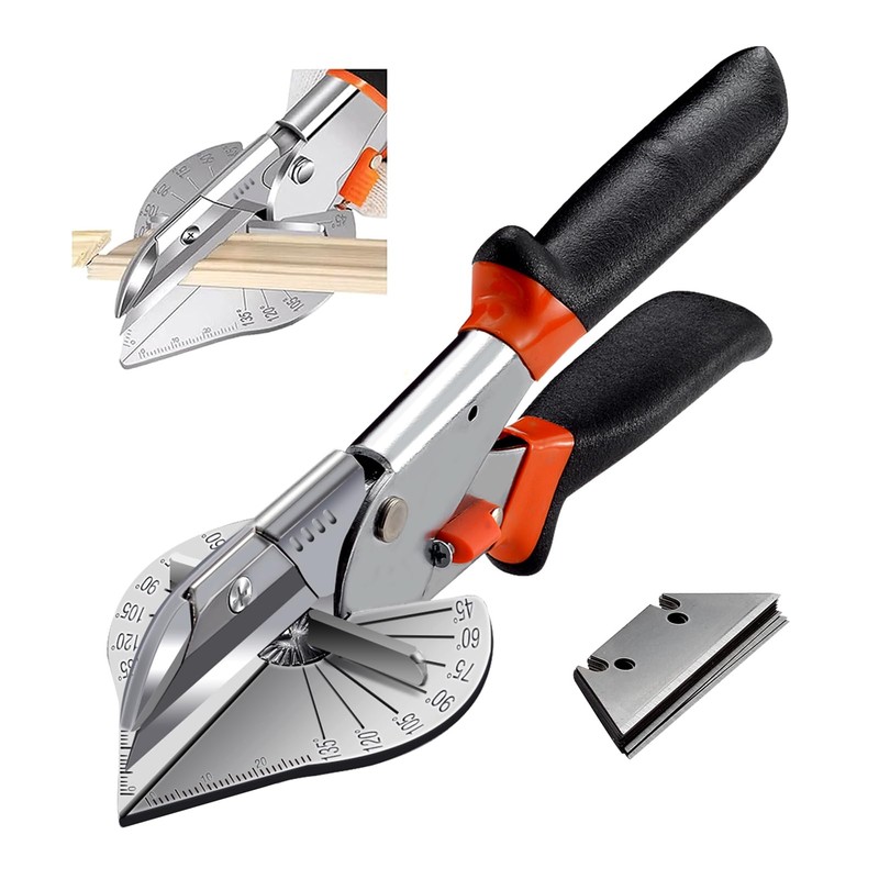 HOHXEN 45° - 135° Angle Miter Shear Cutter, Multi-Function Trunking