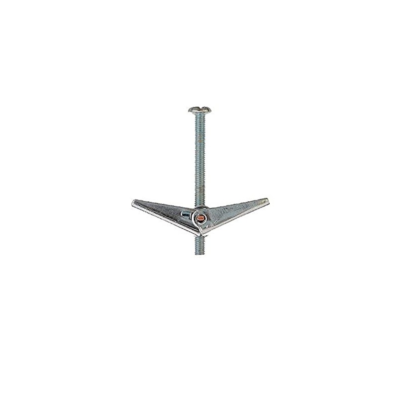 Merriway BH02498 (10 Pcs) Wing Spring Toggle with Machine Screw